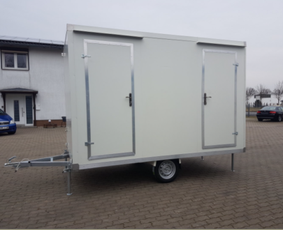 Sanitäranhänger Mit Doppeltoilette 3,50x2m- Neu