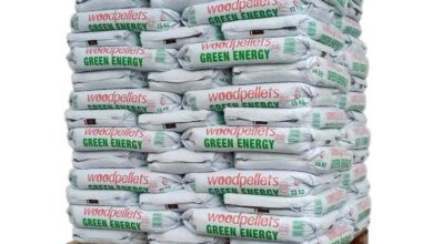 Grüne Energiepellets – Palette mit 65 Säcken à 15 kg