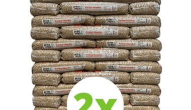 2 Paletten deutsche EN+A1-Pellets