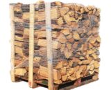 4 – Paletten – 40 cm Stämme