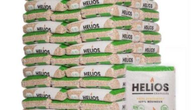 Pellet Helios – Palette mit 65 Säcken à 15 kg